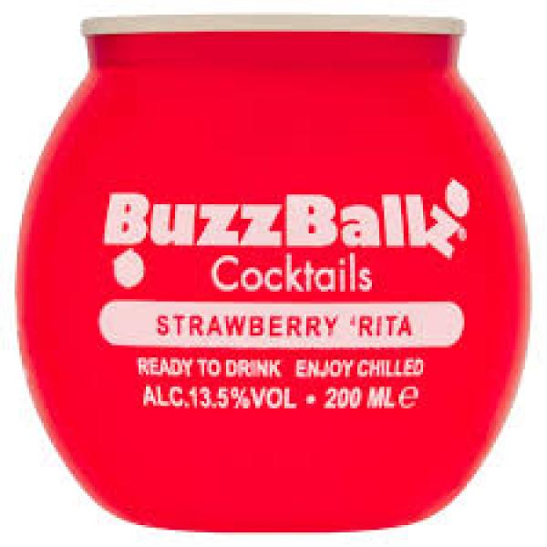 BuzzBallz Strawberry Rita 200ml