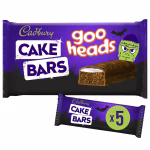 Cadbury Goo Heads Chocolate Cake Bars 5 Pack