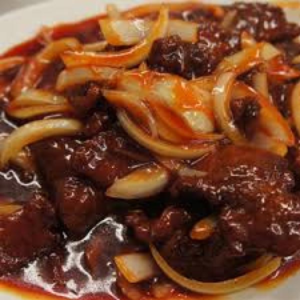 Beef with Cantonese Sauce (5,14)