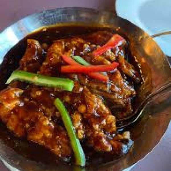 Duck with Szechuan Sauce (1,5,14)