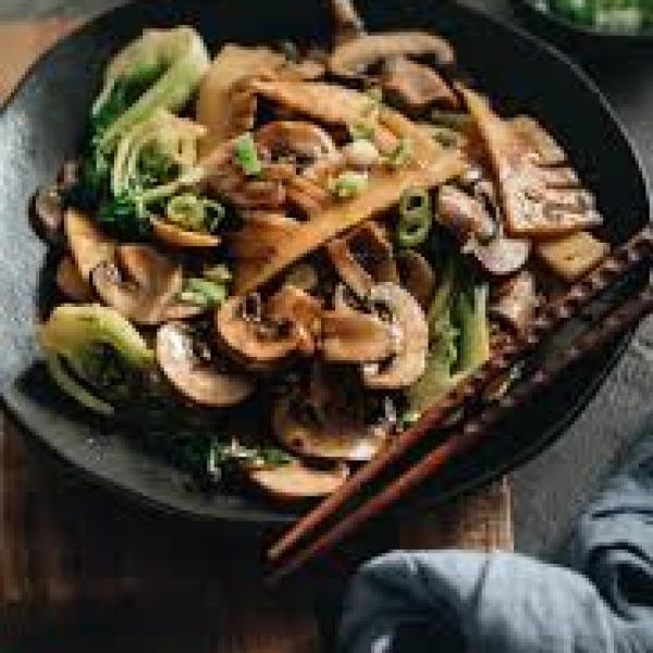 Vegetables with Mushroom Sauce (1)