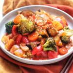Vegetables with Sweet n Sour Sauce (1,5)