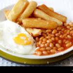 Chips Beans and Egg