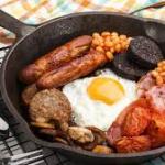 Large Breakfast Roll Open All Ours