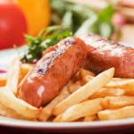 Hamlet Sausage and Fries