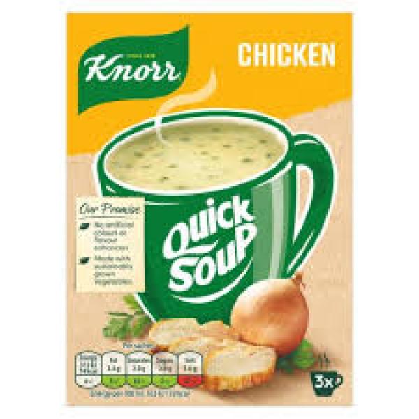 Knorr Quick Soup Chicken 3pk 45g