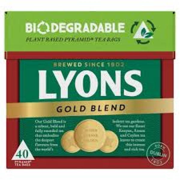 Lyons Teabags Gold 40s