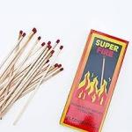 M + P Fireside Matches Box