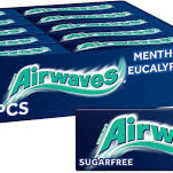 Airwaves Chewing Gum Menthol 10pcs