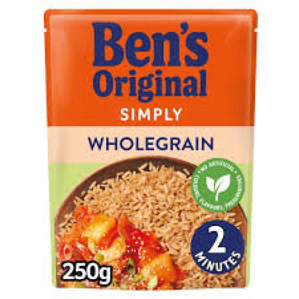 Bens Original Wholegrain Microwave Rice 250g