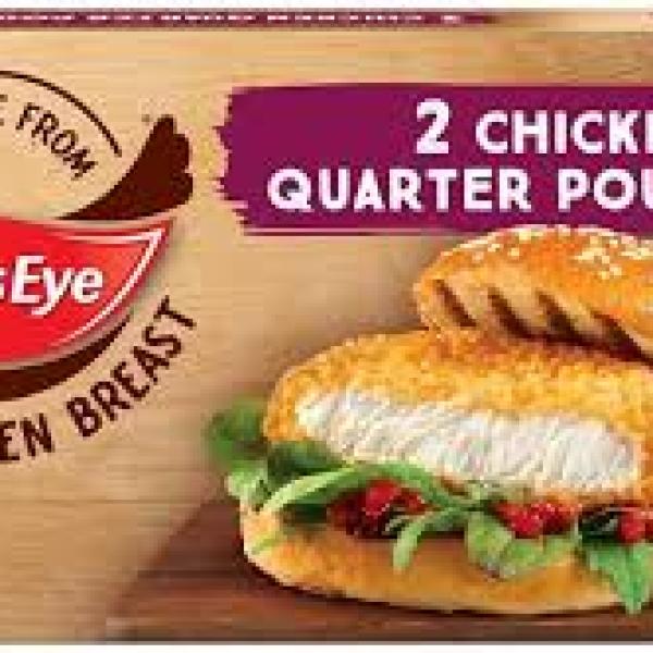 Birds eye Chicken Quarter Pounders 2pk 227g