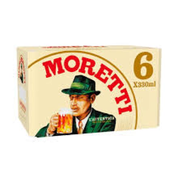Birra Moretti 6pk 330ml