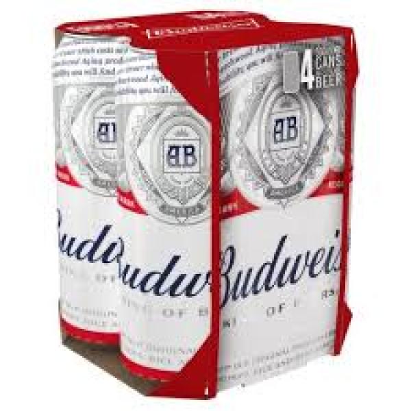 Budweiser Can 4pk 500ml