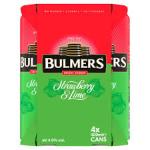 Bulmers Strawberry and Lime 4pk 500ml 
