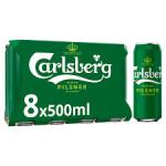Carlsberg Pilsner 8pk 500ml