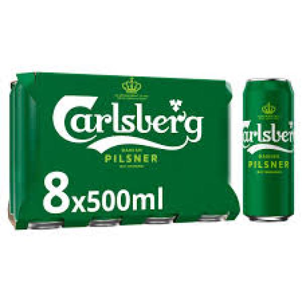 Carlsberg Pilsner 8pk 500ml