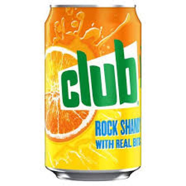 Club Rock shandy Can 330ml