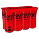 Coca Cola Zero 330ml 8pk