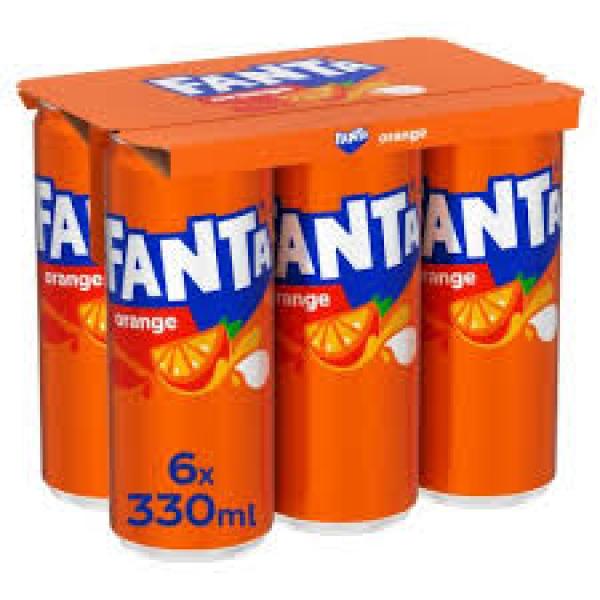 Fanta Orange 330ml 6pk