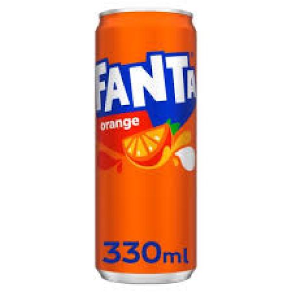 Fanta Orange Reg Can 330ml