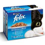 Felix Pouch Variety Fish 12pk 100g