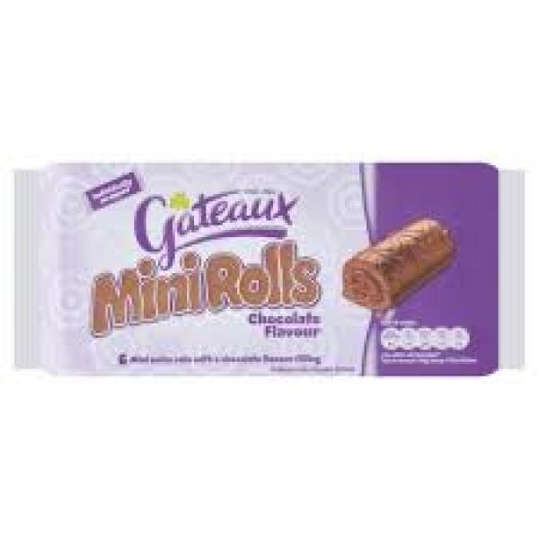 Gateaux Mini Rolls Double Chocolate 222g
