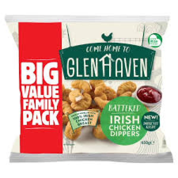 Glenhaven Battered Chicken Dippers 650g