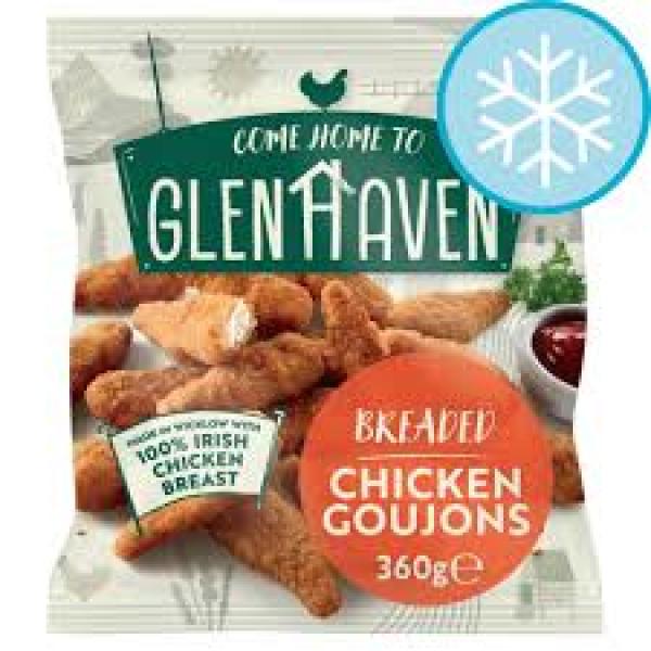 Glenhaven Chicken Goujons Breaded 360g