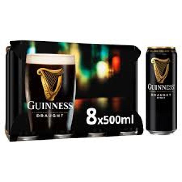 Guinness Draught Can 8pk 500ml