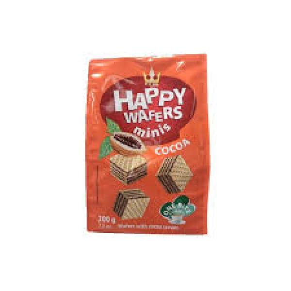 Happy Wafers Mini cocoa 200g