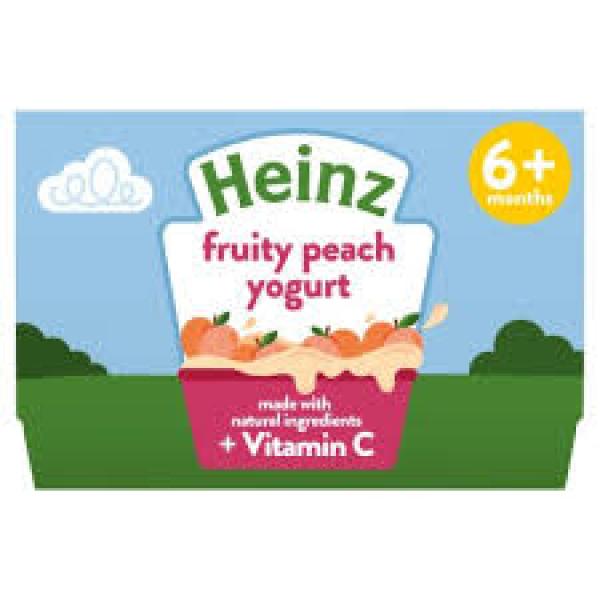 Heinz Natural Fruit Medley Custard 4x 100g 