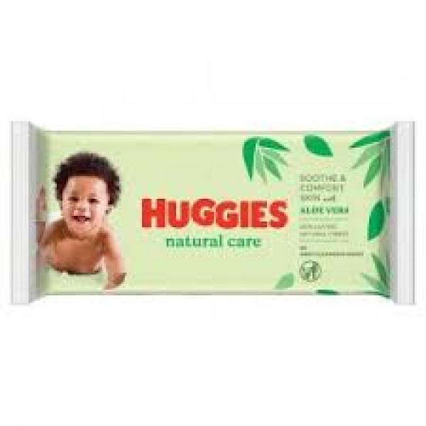 Huggies Natural Care Wipes 64pk