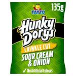 Hunky Dory Sour Cream and Onion 135g
