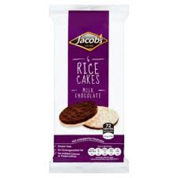 Jacobs Rice Cake Milk Chocolate 90g