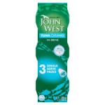 John West Chunks Brine 3pk 3x80g