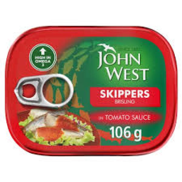 John West Skippers in Tomato Sauce 106g