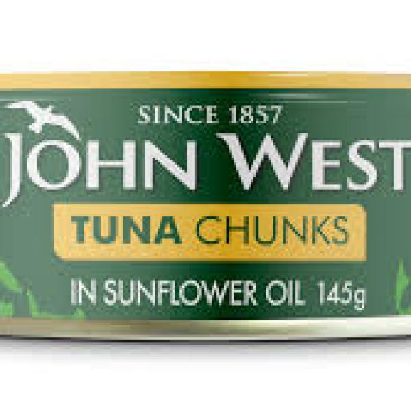 John West Tuna Chunks Sunflower Oil 145g