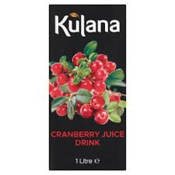 Kulana Cranberry Juice 1ltr