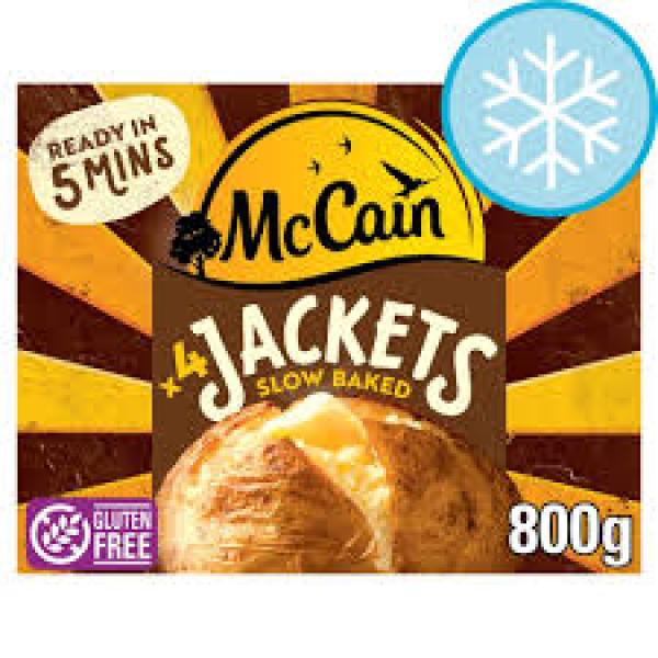 Mccain Jackets 4pk 800g