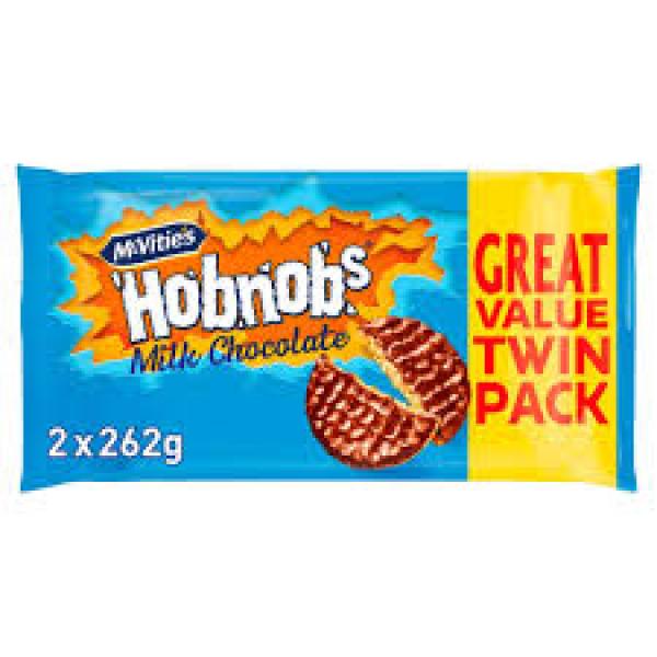 Mcvitie's Hobnob Milk Chocolate 282g