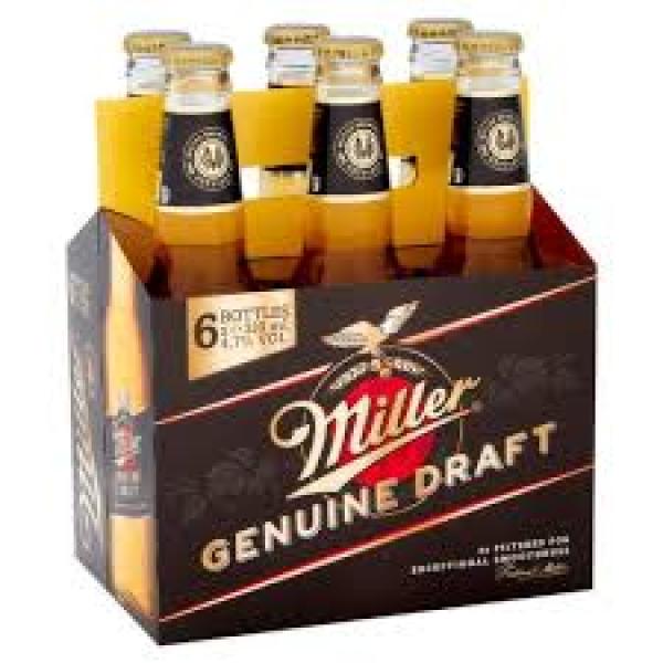Miller Bottle 6pk 330ml