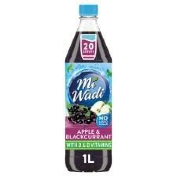 Miwadi Apple and Blackcurrant 1ltr