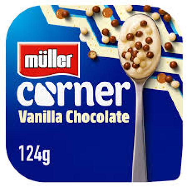 Muller Crunch Vanilla and Chocolate 124g