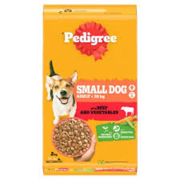 Pedigree Small Dog Beef 2kg