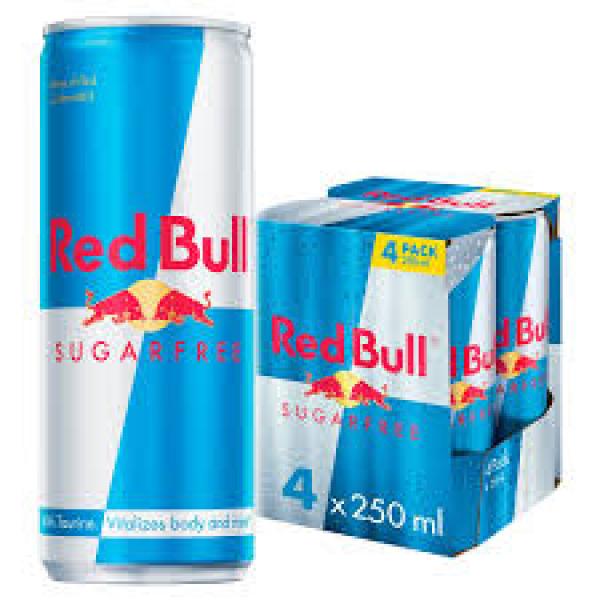 Red Bull Sugar Free 250ml 4 pk