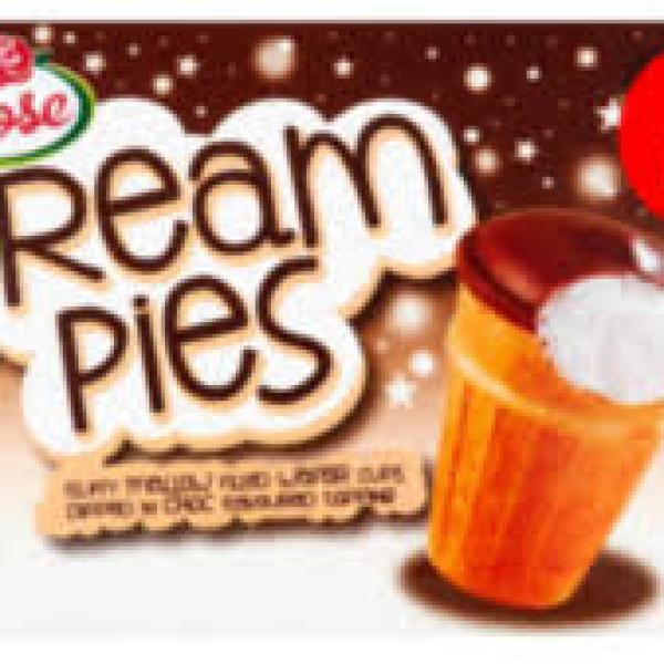 Rose Cream Pies 6pk 180g