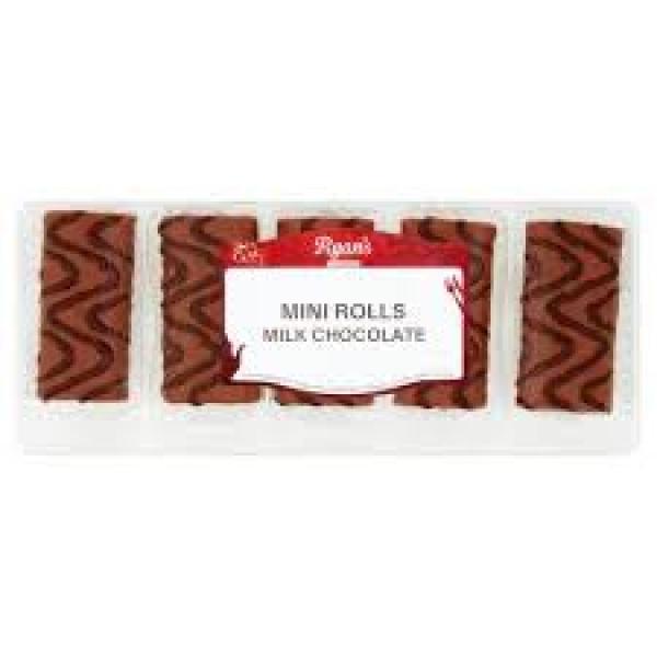 Ryans Belgian Chocolate Mini Roll 175g 