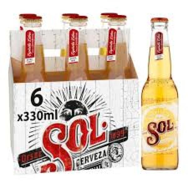 Sol Bottle 6pk 330ml