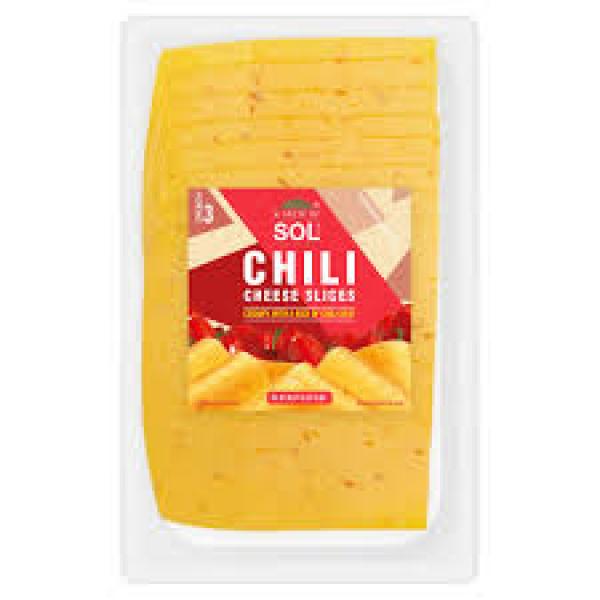Sol Cheese Chilli Slices 160g