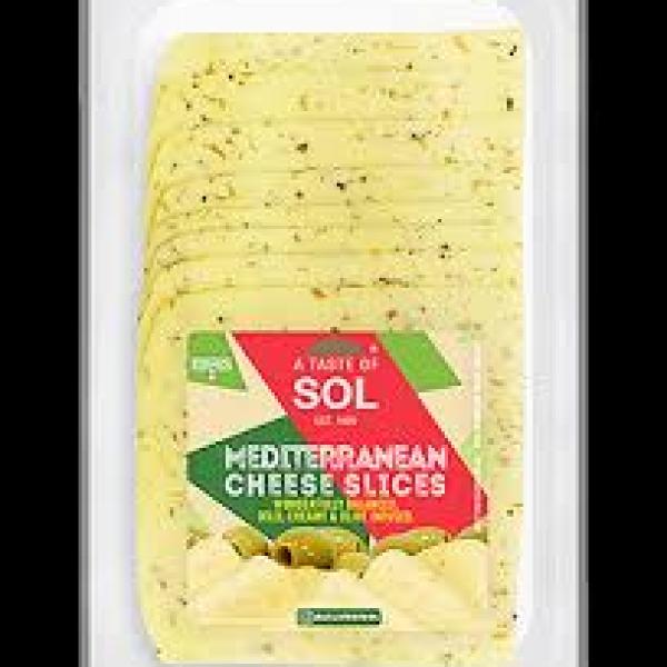 Sol Cheese Mediterranean Slices 160g